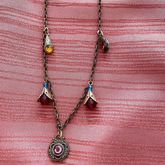 Signed Robert Rose vintage necklace, signed. Many colors and shapes. - Picture 6 of 8